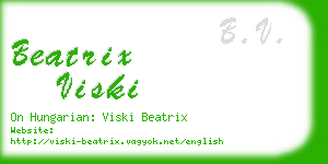 beatrix viski business card